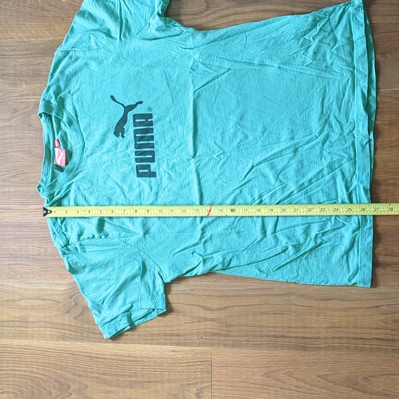 Green Puma Shirt Vintage Large - Picture 2 of 5
